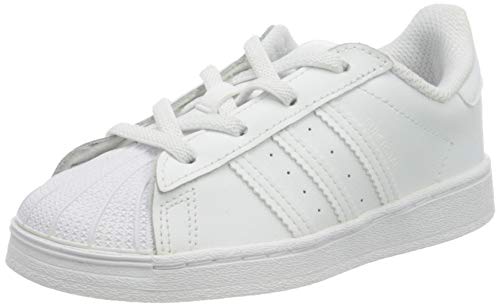 adidas Superstar El, Running Unisex-Baby, Footwear White/Footwear White/Footwear White, 27 EU