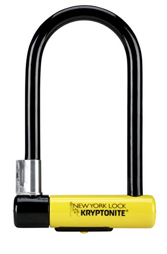 Kryptonite 002154 New-U - New York Lock Standard - Antifurto per bici (10,2 cm X 20,3 cm), Giallo, 1pz.