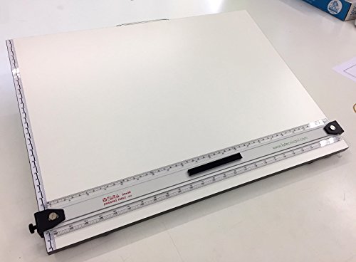 FARA design Tavoletta Parallelografo MOD.England Riga 50cm in Alluminio - 53x48