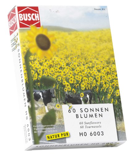 Busch H0 - Girasoli, 60 Pezzi