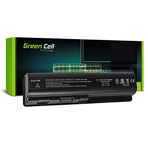 Green Cell® - Batteria HSTNN-LB72/HSTNN-IB72 per laptop HP G50 G51 G60 G61 G70 G71 HP Pavilion DV4 DV5 DV6 DV6T nero nero Standard - Green Cell Zellen 4400 mAh