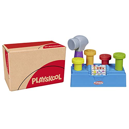 Hasbro Playskool- Playskool Tap ‘n Spin-Banco da Lavoro Giocattolo, A7405