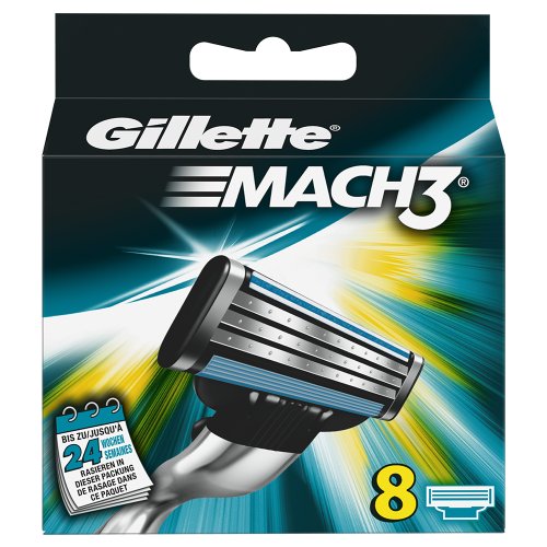 Gillette MACH3 - Lamette, 8 pezzi