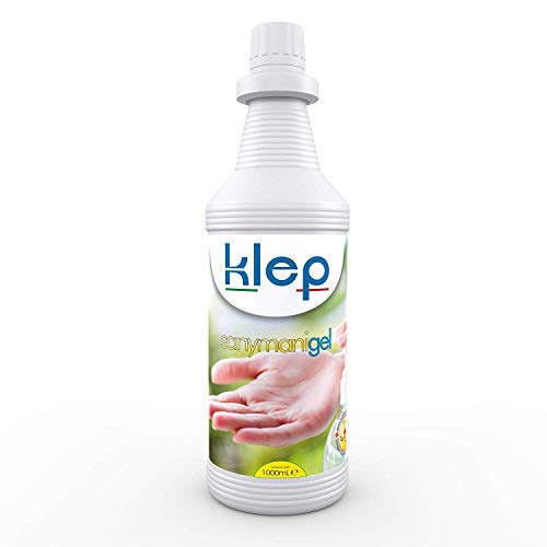KLEP - Sany Mani Gel liquido lavamani igienizzante, detergente, sanificante, Antibatterico (GEL 1 LITRO)