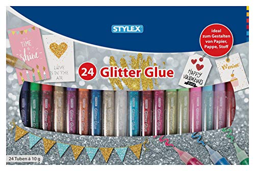 Stylex 10 g Glitter 3D Glue (24 Pezzi)