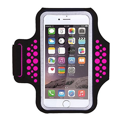 Haissky Fascia Da Braccio Sportiva sweatproof corsa fascia da braccio per iPhone 8/7/6/5/5C/5S Galaxy S6/S5,Huawei, ASUS, LG, Motorola fino a 5.2 Pollici con ID Porta carte di credito denaro