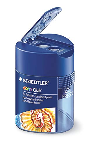 Staedtler 512128 Blue pencil sharpener, pencil sharpeners (Blue)