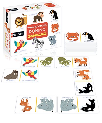 Nathan - Il mio primo domino animale, gioco educativo per sviluppare la memoria dei bambini a partire da 2 anni