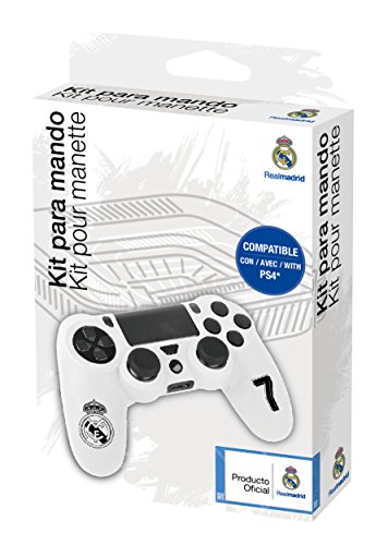 Subsonic Guscio Silicone per Controller, Licenza Ufficiale Real Madrid - Playstation 4