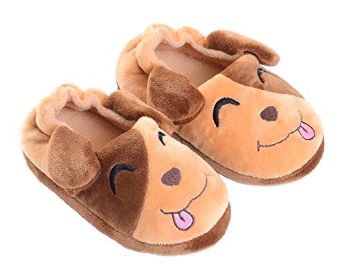 Haizhe Pantofole A Casa per Bambini Peluche Antiscivolo Scarpe Indoor delle Pantofole per Ragazzi Ragazze Invernali Caldo Casa Pattini