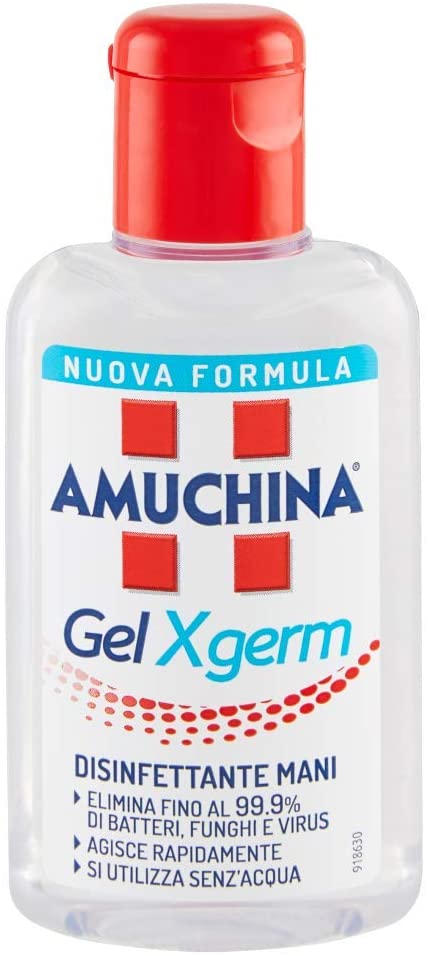 Set 6 AMUCHINA gel Igienizzante Mani X-germ 80 ml Disinfettanti e Igienizzanti