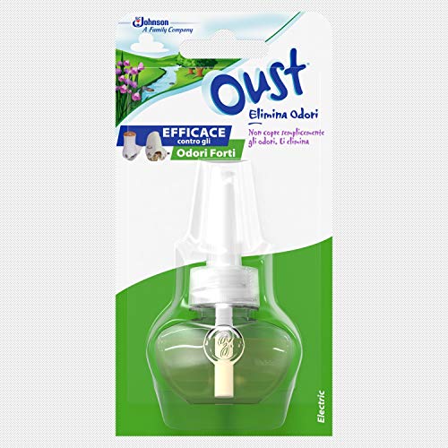 Oust Elimina Odori Ricarica, Assorbiodori Elettrico, Efficace Contro gli Odori Forti, Confezione da 1 Ricarica da 20 ml