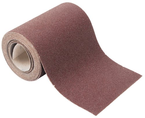 Wolfcraft 1741000 Rotolo di Carta Abrasiva Velcrato Grana 120, 4 m x 115 mm