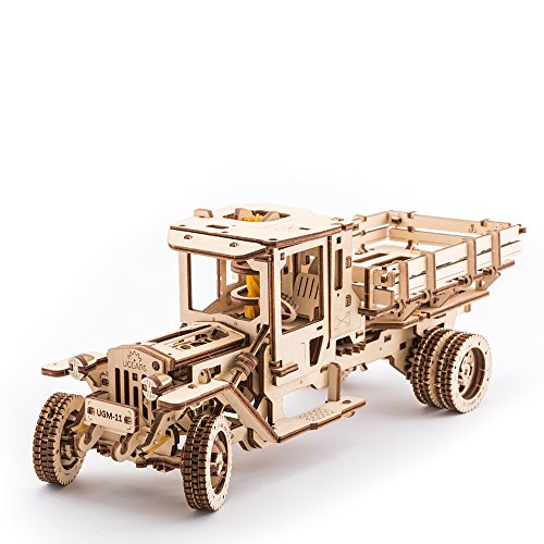 Ugears UGM-11 Truck - Meccanico modello Autocarro - Puzzle 3D in Legno Set di Costruzione Meccanica