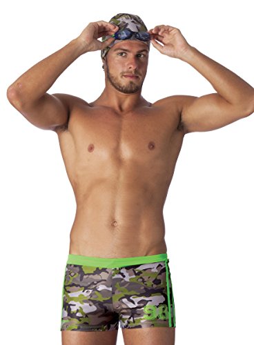 Okeo -ERCOLE- Costume Shorts Uomo per Il Nuoto_tg XXL