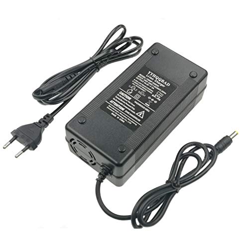 N/C YYHQQBAD Caricabatteria 54,6 V 3A per Batteria agli ioni di Litio 13S 48V Caricabatteria al Litio Bici elettrica DC5.5 * 2.1MM