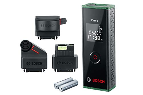 Bosch 603672704 Distanziometro Laser Zamo Terza Generazione, 0.15 – 20.00 m, con Accessori, 1.5 V