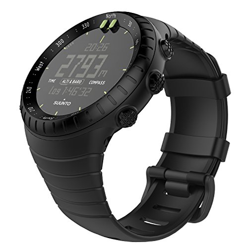 MoKo Suunto Core Watch Cinturino, Braccialetto di Ricambio in TPU Morbido con Gancio Metallico con Connettore Biella per Suunto Core Smart Watch, per Polso 5.51