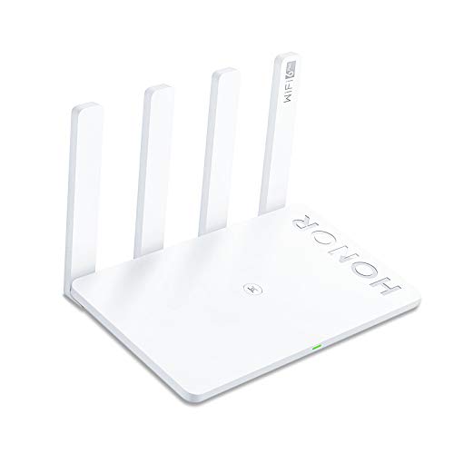 HONOR Router 3, Router Wi-Fi 6+ Dual Band 3000Mbps Porta LAN/WAN Gigabit 2.4G / 5G WiFi Wireless, Senza Configurazione, Possono Essere collegati 128 dispositivi, ottimizzato per Segnale Domestico