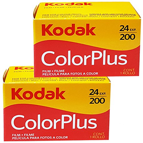2 Rullini Kodak Color Plus 35mm 200/24 - Conf. da 2 pz. - Pellicola - Rullino - Fotografia