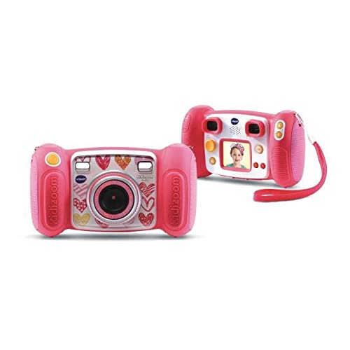 VTech - Kidizoom Smile Rose, macchina fotografica per bambini, dai 3 anni