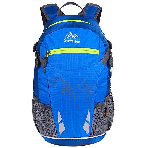 EGOGO 20L Leggero Piccolo Trekking Ciclismo Zaino Zainetto con Rain Cover S2321 (Blu)