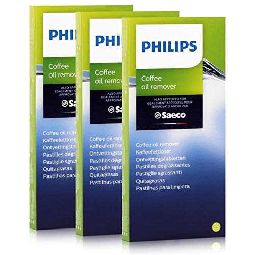 Philips Saeco CA6704/10 - Sgrassatore per grasso da caffè, 6 compresse da 1,6 g, confezione da 3