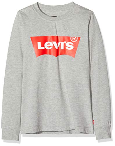 Levi'S Kids Lvb L/S Batwing Tee Maglietta a maniche lunghe Bambino Grey Heather 14 anni