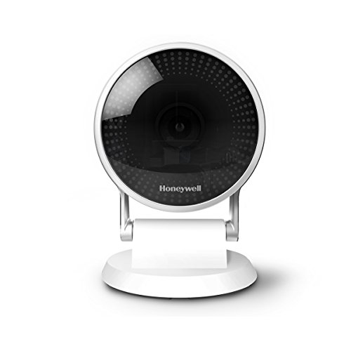 Honeywell, Telecamera di Sicurezza Wi-Fi C2, Visione Grandangolare 145° e Notturna, HD 1080P, riconoscimento del pianto di un bambino