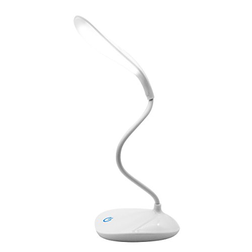 Lampada da Tavolo a LED Luce di Lettura Portatile a 3 Livelli con Luce Soffusa (bianco)