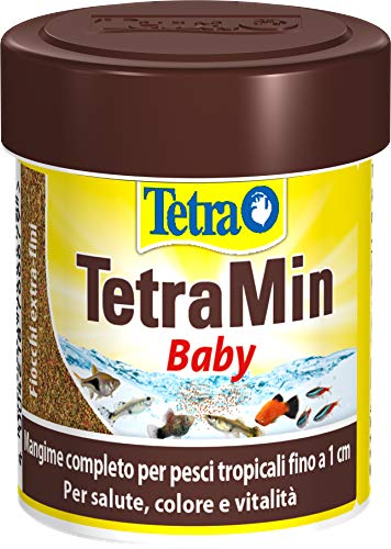 TetraMin Baby Mangime per Pesci sotto Forma di Mini Fiocchi a Base di Nutrienti Efficaci e di Alta Qualità, 66 ml