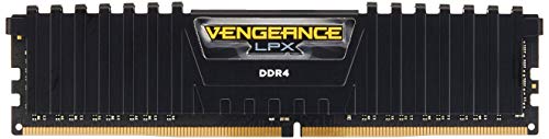 Corsair Vengeance LPX Memorie per Desktop a Elevate Prestazioni, 16 GB (2 X 8 GB), DDR4, 2400 MHz, C16 XMP 2.0, Nero, dissipatore calore