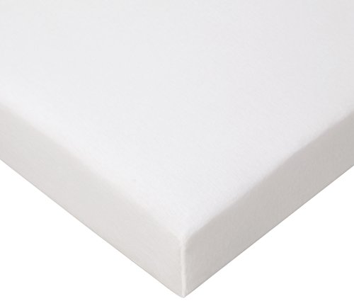 Set di 3 lenzuola con angoli, in cotone, 70 x 160 cm, colore: bianco