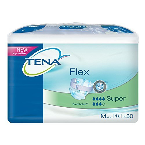 TENA Flex Super Medium (70-110cm/27-43in) Pack of 30 by SCA