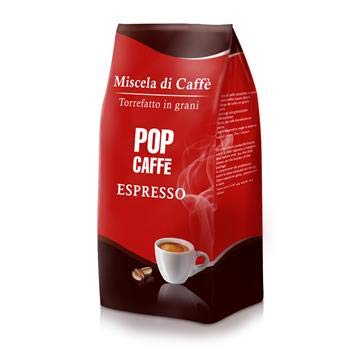 2 KG + 1 KG IN REGALO CAFFE' IN GRANI MISCELA CREMA BAR POP CAFFE'