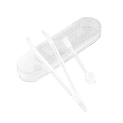 SUPVOX 1 Set dispositivo di rimozione lenti a contatto morbide/rigide con pinzetta e set di strumenti per stick - bianco