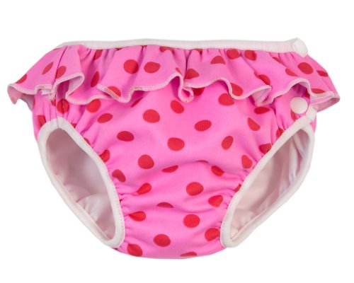 Imsevimse - Costume da bagno per neonati, taglia S 6-8 kg, colore: Rosa a pois