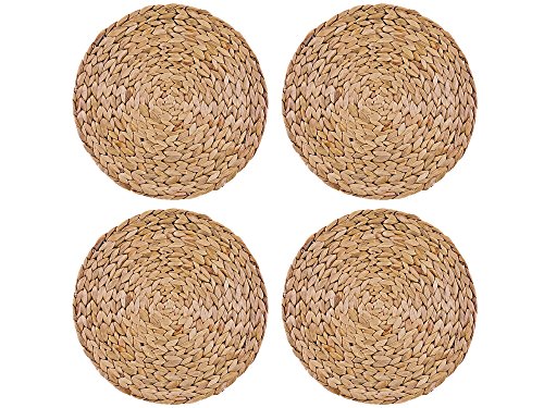 Creative Tops Set of 4 Natural Water Hyacinth Weave PLACEMATS Tablemats BY