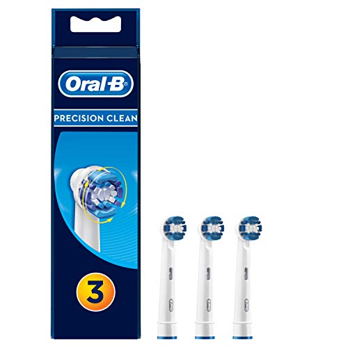 Oral-B Precision Clean Testine di Ricambio per Spazzolino Elettrico, Bianco, 3 Pezzi