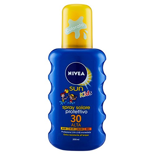 Nivea Sun Kids Spray Solare Protettivo Bambini FP30, Protezione Alta, 200 ml
