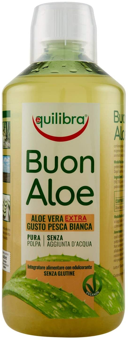 Equilibra Succo di Buonaloe Aloe Vera Extra, 1 l