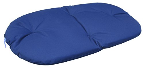 P & L Country Dog P & L Superior Pet Beds – Country Dog Resistente Impermeabile Blu Ovale Cuscino Piccolo L76 cm x cm x D6 cm, S