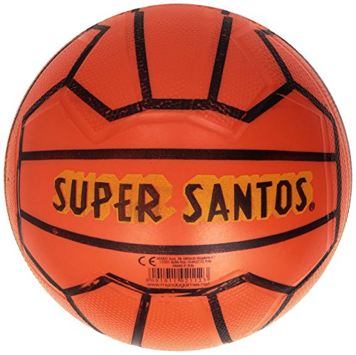 Mondo Toys  - Pallone da Calcio  SUPER SANTOS  -  per bambina/bambino - colore arancione - 02112
