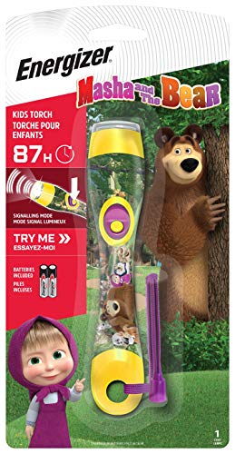 Energizer Torcia per Bambini, Masha & The Bear, Batterie Incluse