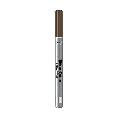 L'Oréal Paris Brow Artist Micro Tattoo Pennello per Sopracciglia, Precisione a Lunga Tenuta, 105 Brunette