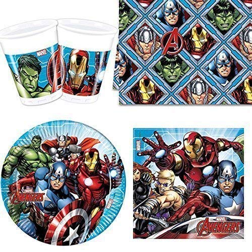 Mighty Avengers- Set di stoviglie per 8 Persone, Multicolore, 17172