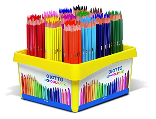 Giotto- Schoolpack 192 Pz Stilnovo-16 X 12, Colori Assortiti, 5234 00