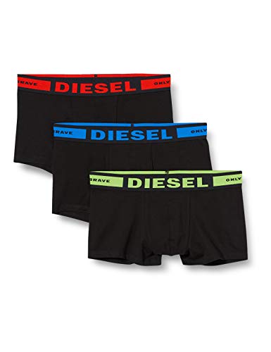 Diesel UMBX-KORYTHREEPACK, Boxer Uomo, Multicolore (Black), L, Pacco da 3