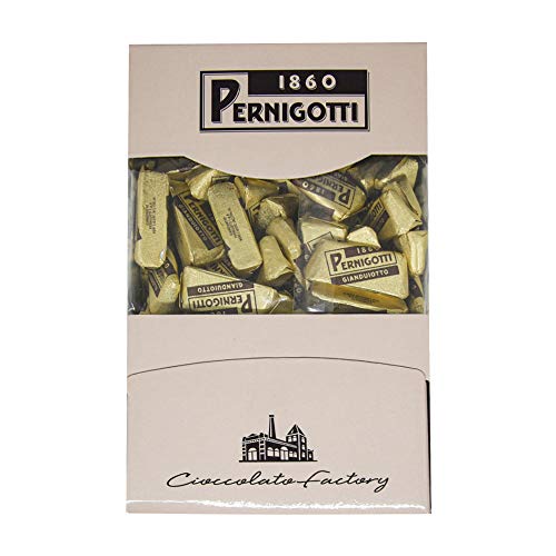 Pernigotti, Praline Gianduiotto Classico, al Cioccolato Gianduia Classico, Senza Olio di Palma, Senza Glutine, Dispenser 1 x 1 kg (124 Praline)