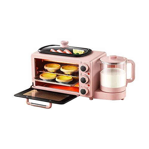 MDHDGAO 4-in-1 Breakfast Machine Macchina da caffè Omelet 7L Funzioni di Cottura Grill Grill Timer di Controllo della Temperatura Regolabile for la Colazione Feste for Famiglie